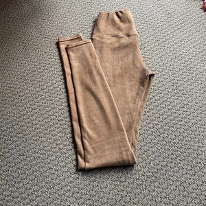 Wilfred Free Aritzia Daria Vegan Suede Leggings Size xs